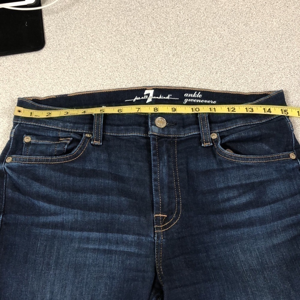 7 For All Mankind Charleston Ankle Splice Jeans - Picture 11 of 13